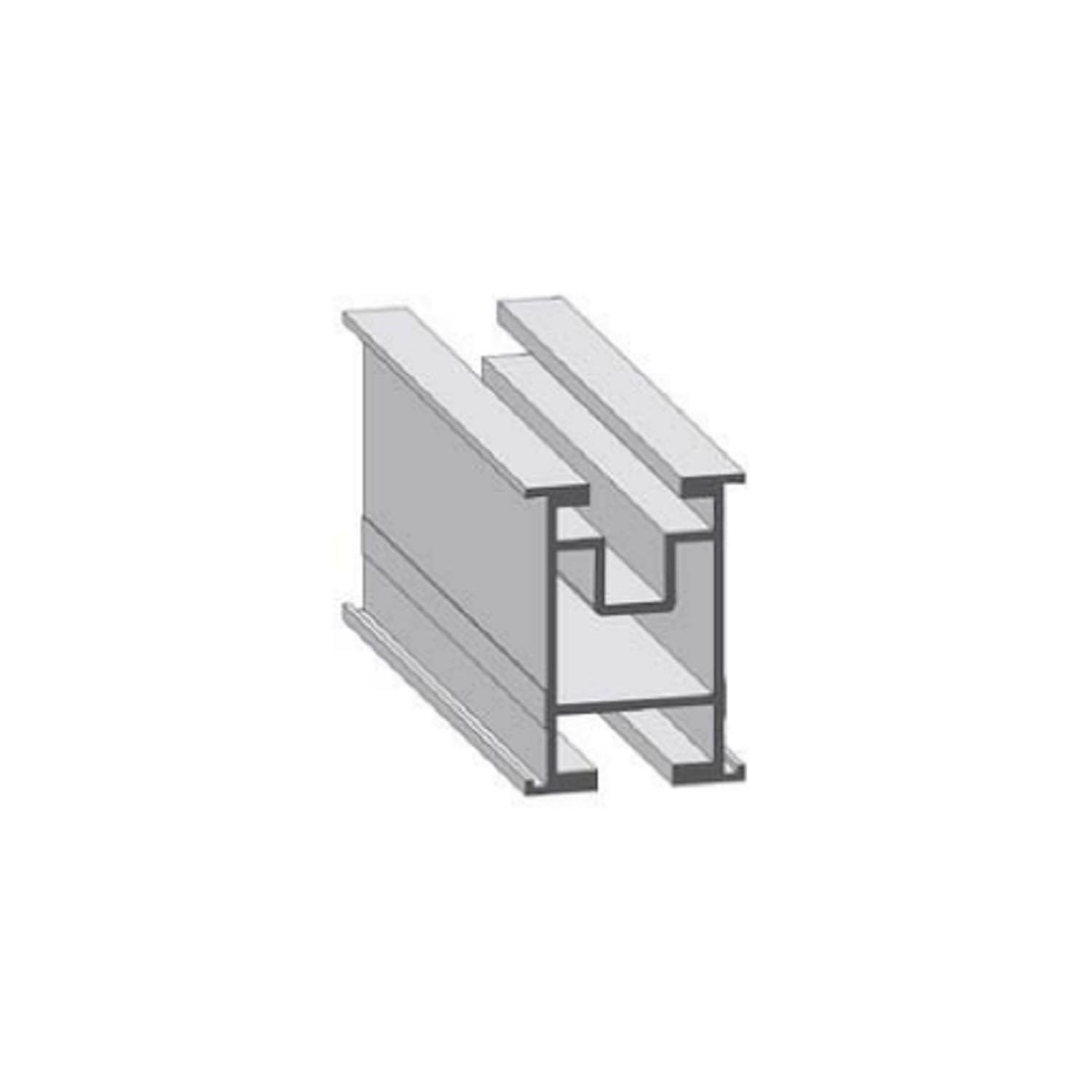 Q.MOUNT Modultragprofil 37 2200 mm Alu | silber -...