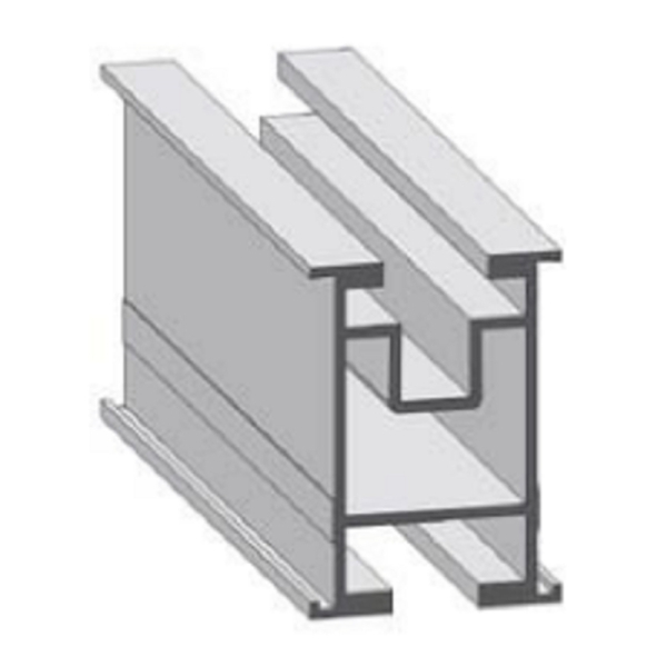 Q.MOUNT Modultragprofil 37 2200 mm Alu/ silber