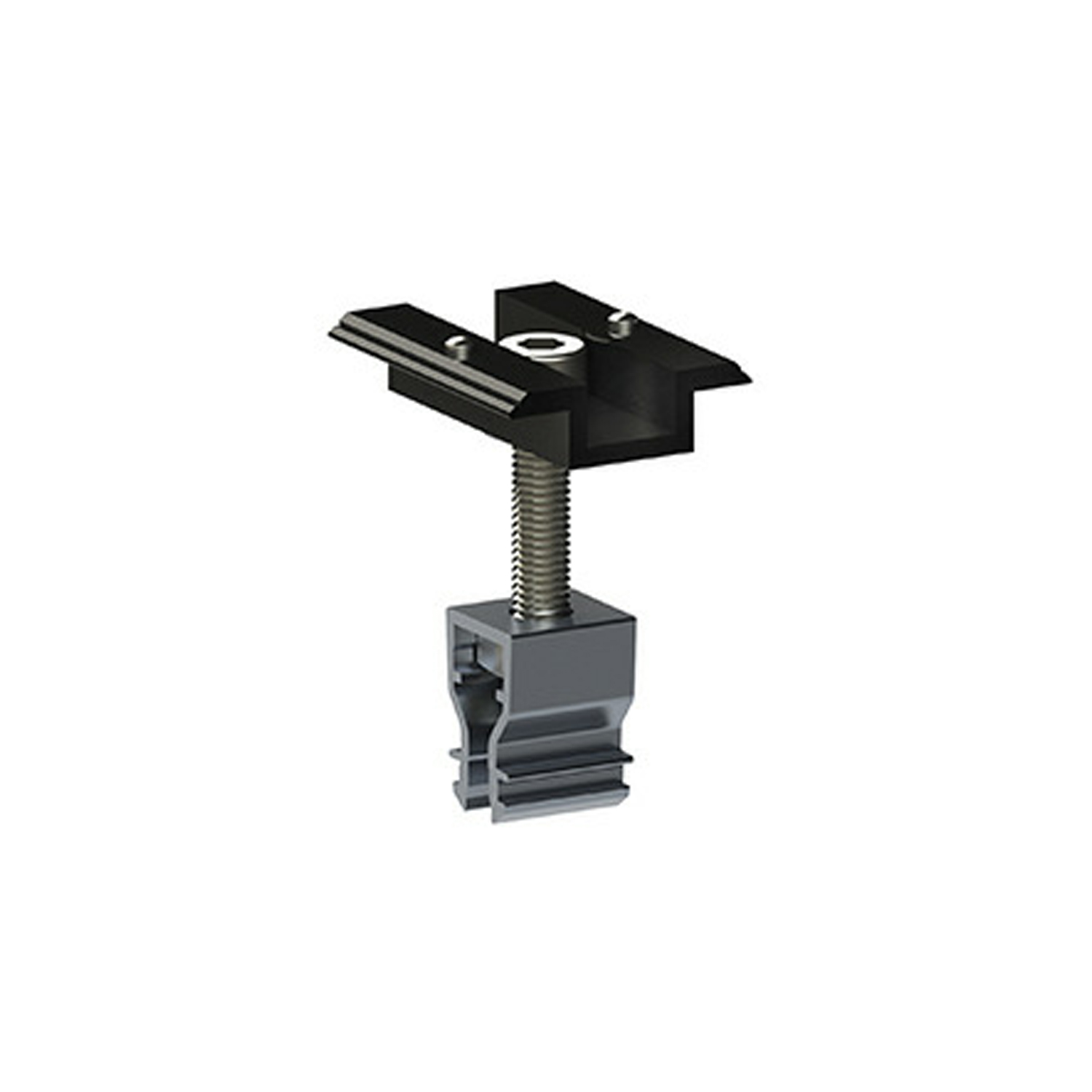 Q.MOUNT Mittelklemme Click mit Pin 30-45 mm schwarz