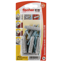 fischer Dübel SX 8 x 40 S mit Schraube (10 St.)