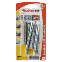 fischer Dübel SX 12 x 60 S mit Schraube (3 St.)