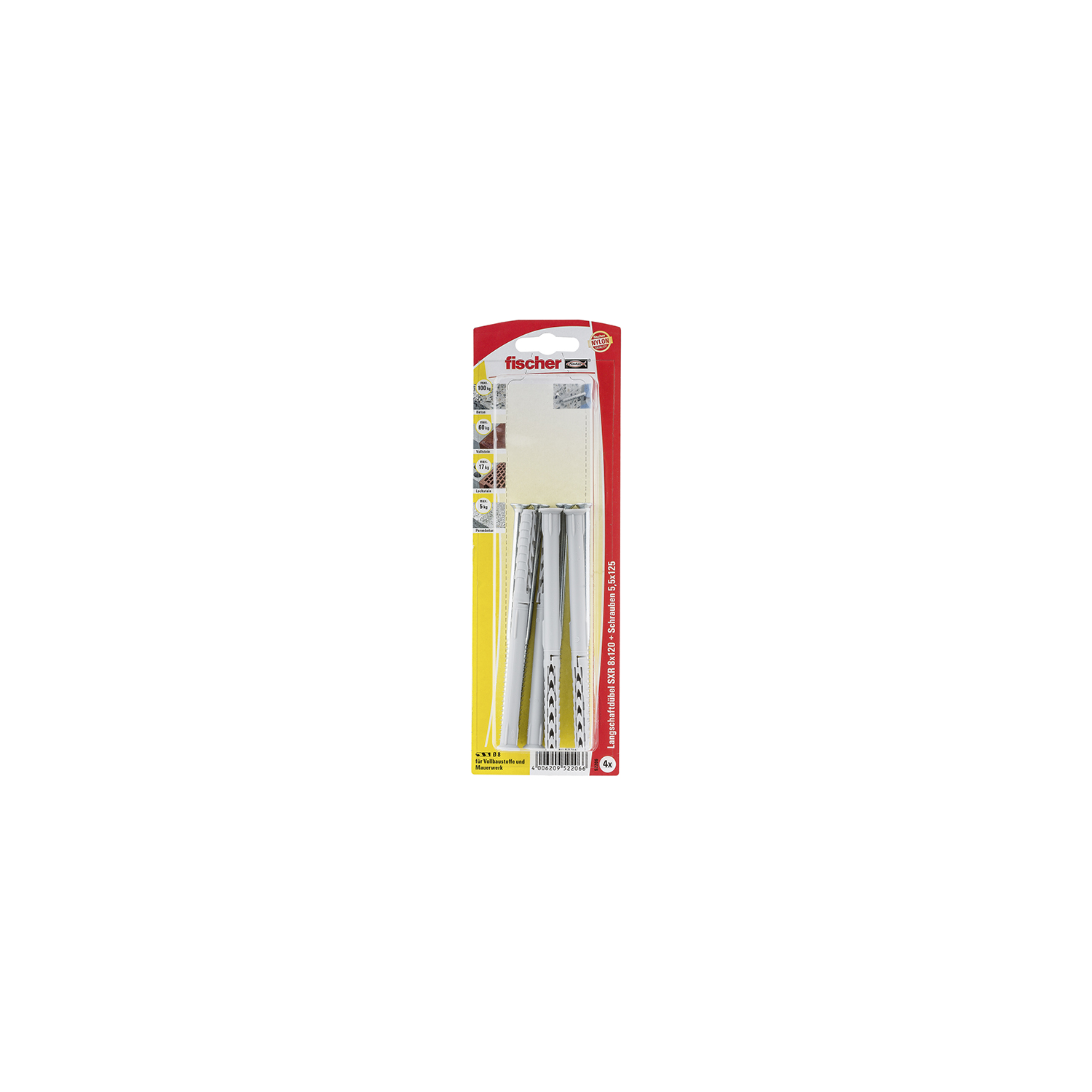 fischer Langschaftdübel SXR 8 x 120 Z...