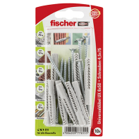 fischer Universaldübel UX 6 x 50 S mit Schraube (10...