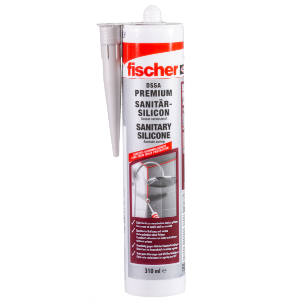 fischer Sanitärsilicon DSSA 310ml anthrazit