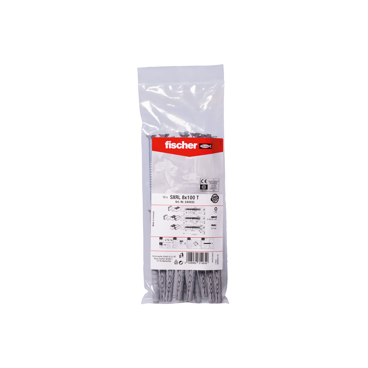 fischer Langschaftdübel SXRL 8 x 100 T...