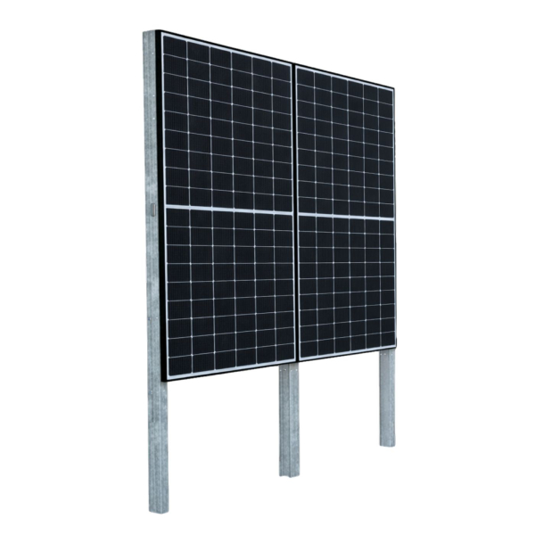 90° betoniert vertikal