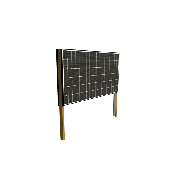 90° betoniert beidseitig horizontal